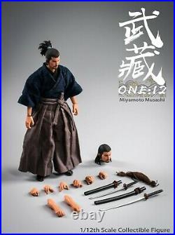 1/12 Scale TWTOYS TW1920 Japanese Samurai Miyamoto Musashi Figure Doll Toy