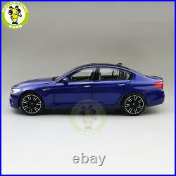 1/18 BMW M5 F90 2018 Diecast Model Car Toys Boy Girl Gifts Blue