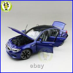1/18 BMW M5 F90 2018 Diecast Model Car Toys Boy Girl Gifts Blue