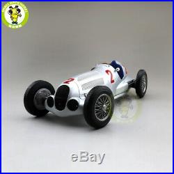 1/18 Benz W125 1937 #2 H. Lang Diecast Car Model Toys Boys Girls Gifts