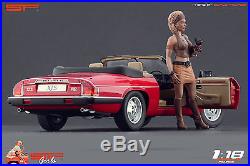 1/18 Hippie girl figure VERY RARE! For118 CMC Autoart Ferrari VW Ford