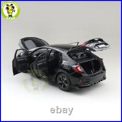 1/18 Honda CIVIC 2020 Hatchback Diecast Metal Car Model Toys Boy Girl Gift Black