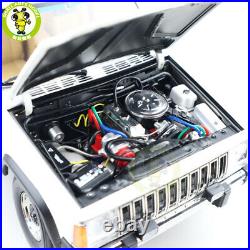 1/18 Jeep Cherokee XJ Diecast Model Toys Car Boys Girls Gifts White