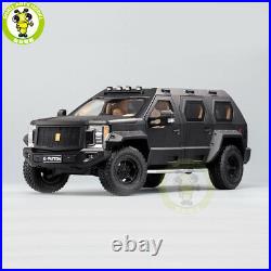 1/18 KENGFAI G PATTON Diecast Model Cars SUV Truck Toys Boys Girls Gifts Black