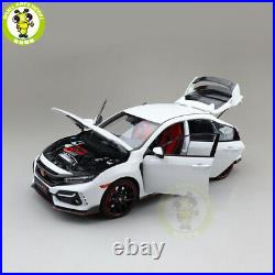 1/18 LCD Honda Civic Type R 2020 Diecast Model Car Toys Boys Girls Gifts White