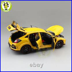 1/18 LCD Honda Civic Type R 2020 Diecast Model Car Toys Boys Girls Gifts Yellow