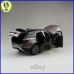 1/18 LCD Land Rover Velar SUV Diecast SUV CAR MODEL TOYS Boys Girls Gifts Brown
