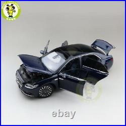 1/18 Lincoln Continental Diecast Model Car Toys Boys Girls Gifts Blue