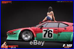 1/18 Lying girl 2 figure VERY RARE! For118 CMC Autoart Ferrari GT Spirit