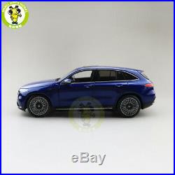 1/18 Mercedes Benz EQC Diecast Car Model Toys Boys Girls Gifts Blue