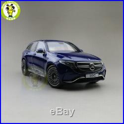 1/18 Mercedes Benz EQC Diecast Car Model Toys Boys Girls Gifts Blue