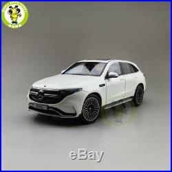 1/18 Mercedes Benz EQC Diecast Car Model Toys Boys Girls Gifts White