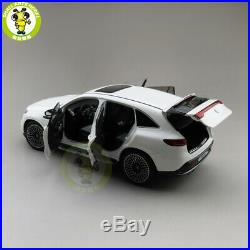 1/18 Mercedes Benz EQC Diecast Car Model Toys Boys Girls Gifts White