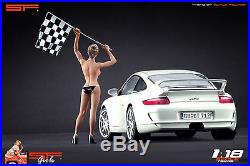 1/18 Naked finish girl figurine VERY RARE! For118 CMC Autoart Ferrari BBR
