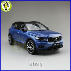1/18 New Volvo XC40 SUV Diecast Model Car SUV Toys Kids Boy Girl Gifts Blue