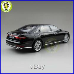 1/18 Norev Audi A8L A8 Diecast Metal Car Model Toys Boys Girls Gifts Black
