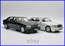 1/18 Norev Benz Maybach S320 W140 Diecast Model Car Boys Girls Gifts Black/White