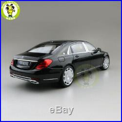 1/18 Norev Benz Maybach S650 2018 Diecast Model Car Toys Boys Girls Gifts Black