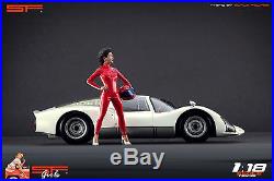 1/18 Racing girl 2 figurine VERY RARE! For118 CMC Autoart Ferrari BBR