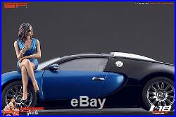 1/18 Sitting Girl blue dress VERY RARE! Figure for118 CMC Autoart Ferrari