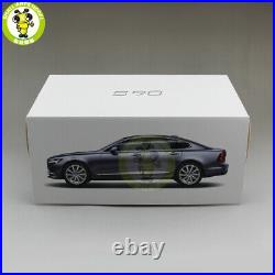 1/18 Volvo S90 T5 Diecast Model Car Toys Boys Girls Gifts Black