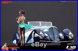 1/18 Wind Girl VERY RARE! Figure for118 CMC Autoart Ferrari MR Exoto