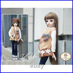 1/3 BJD Doll Girls Gift Ball Jointed Body Face Makeup Eyes Clothes Shoes Toy SET