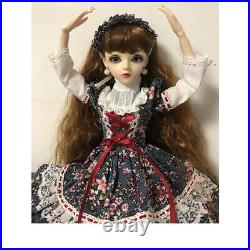 1/3 Ball Jointed Girl 60cm BJD Doll With Full Set Accessories Outfit Clothes Toy
