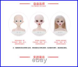 1/4 BJD Doll Makeup Minifee Ball Jointed Girl Eyes Wig Clothes Full Set Toy Moka