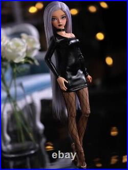 1/4 BJD Doll SD Handmade Minfee Cool Girl Female Eyes Long Hair Resin Joints Toy