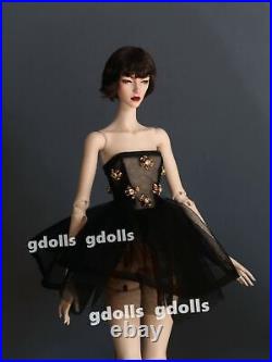 1/4 BJD Dolls Girl Supermodel Nude Resin Doll + Eyes + Face Makeup Toys Gift I