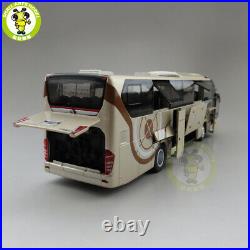 1/42 YuTong Bus ZK6128HQB Bus Coach Diecast Bus Car Model Boy Girl Gifts Toys