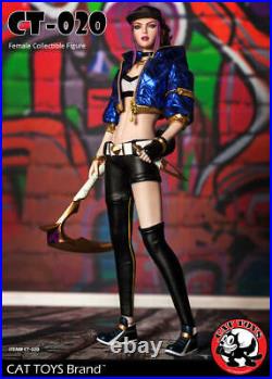 1/6 League of Legends KDA Luminous Pop Star Girls Akali Female Figure Full Set