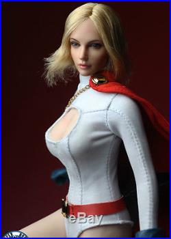 1/6 POWER GIRL Head Sculpt Suit Set For 12 PHICEN Hot Toys Female USA IN STOCK