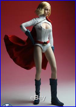 1/6 POWER GIRL Head Sculpt Suit Set For 12 PHICEN Hot Toys Female USA IN STOCK