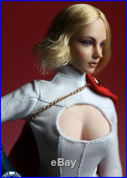 1/6 POWER GIRL Head Sculpt Suit Set For 12 Phicen Hot Toys Female SHIP FROM USA