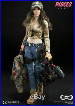 1/6 Phicen, DAMToys Female Action Figure Combat Girl Pisces Lucy Deluxe Box Set