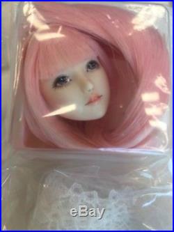 1/6 Scale OB Custom made Pink Hair SNH48 Girl Head For 12 Female Figure Body