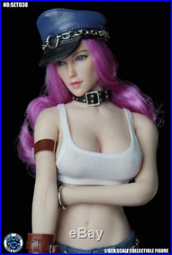 1/6 Super duck Street fighter Posion Pink Lady SET038 for 12 figure PhicenUSA