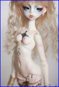 1/6 bjd doll ball jointed doll zora thin Tattoo girl with face make up resin toy