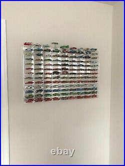 108 Hot Wheels 164 Scale Diecast Display Case, UV Protection Acrylic