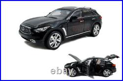 118 1/18 Infiniti QX70 SUV Diecast Model Car Toys Boys Girls Gifts Black