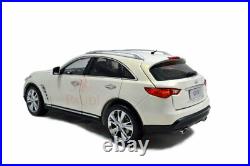 118 1/18 Infiniti QX70 SUV Diecast Model Car Toys Boys Girls Gifts White