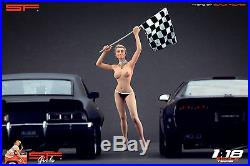 118 Naked finish girl figurine VERY RARE! For118 CMC Autoart Ferrari BBR