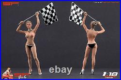 118 Naked finish girl figurine VERY RARE! For118 CMC Autoart Ferrari BBR SF