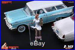 118 Parking Girl VERY RARE! Figurine, NO CARS! For diecast cars collector