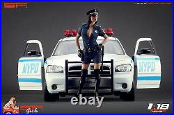 118 Police girl figurine VERY RARE! NO CARS! For diecast by SF