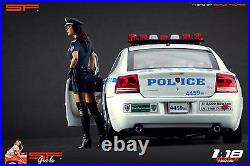 118 Police girl figurine VERY RARE! NO CARS! For diecast by SF