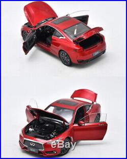 118 Scale Original Infiniti Q60 2018 Diecast Model Car Toys For Boys&girls