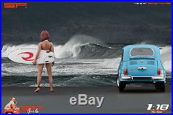 118 Surfing girl figurine VERY RARE! NO CARS! For diecast collectors